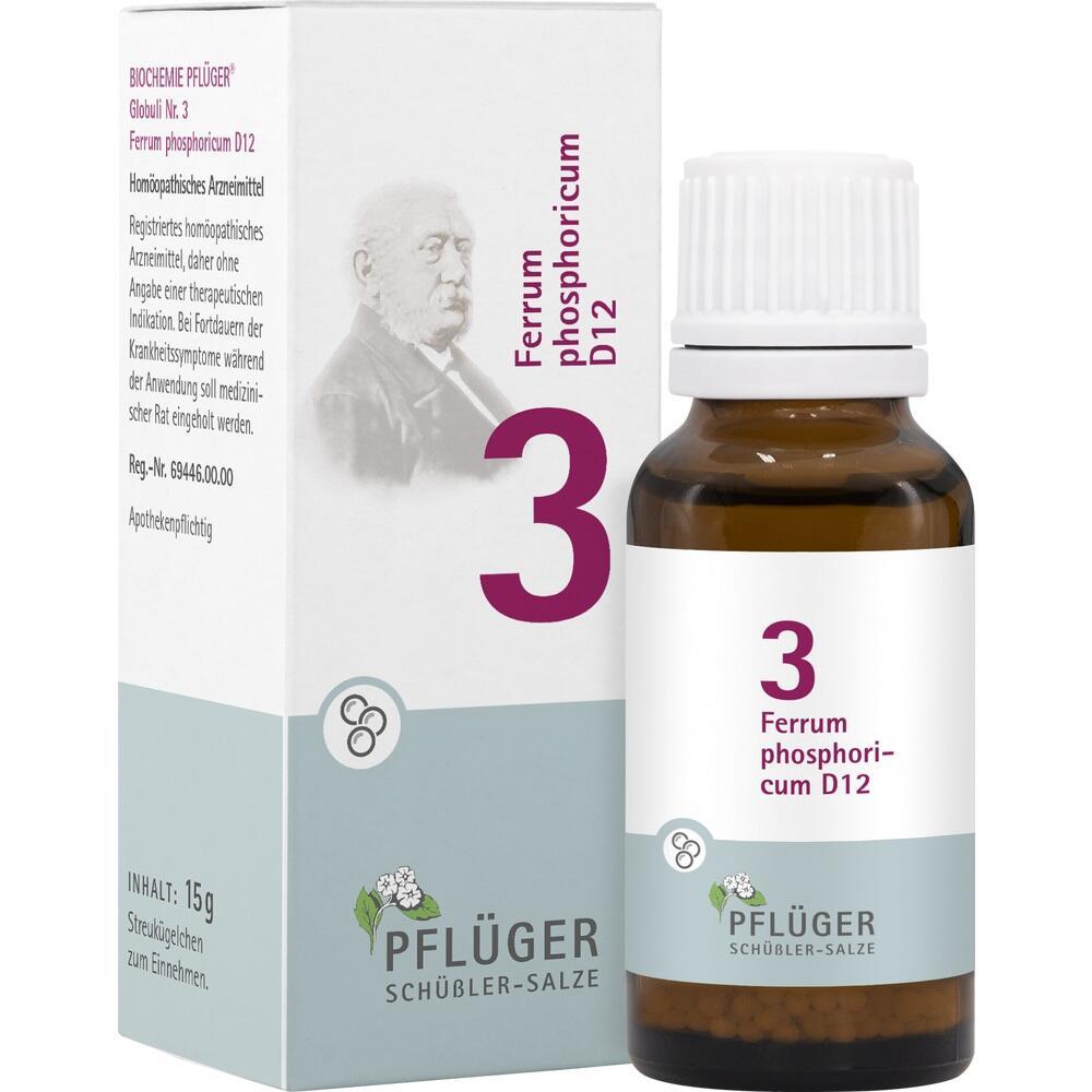 Braunes Fläschchen und Verpackung für homöopathische Kügelchen.
